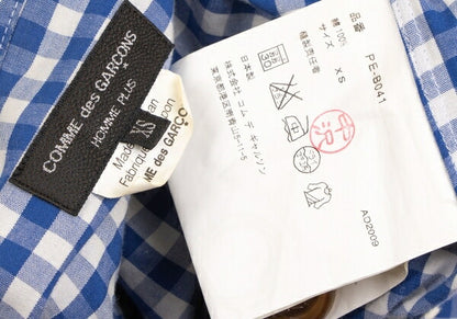 COMME des GARCONS HOMME PLUS Patch Pocket Shirt Blue Size XS