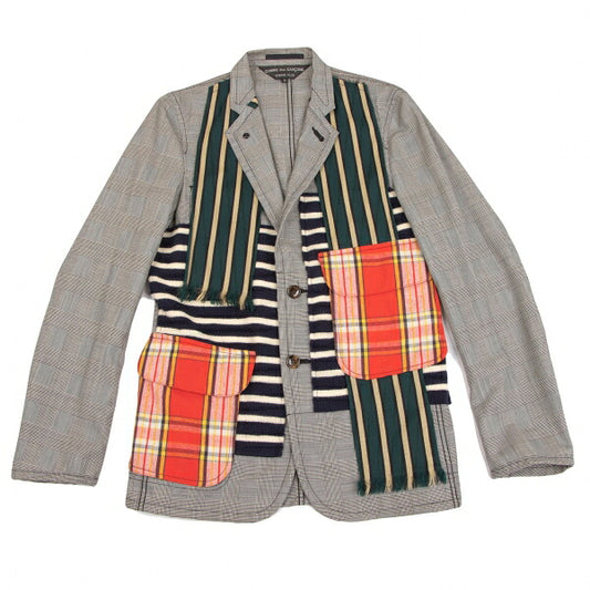 COMME des GARCONS HOMME PLUS 10SS Gr/Nv/Gn/Rd Jacket Size XS