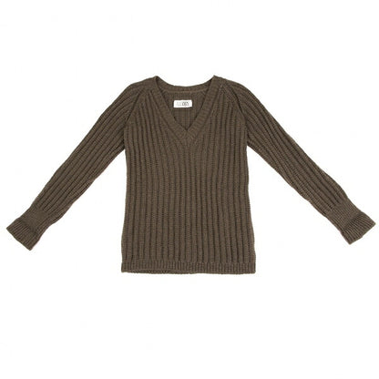 Maison Martin Margiela Wool V-Neck Sweater Brown Size S