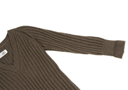 Maison Martin Margiela Wool V-Neck Sweater Brown Size S