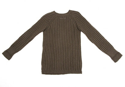 Maison Martin Margiela Wool V-Neck Sweater Brown Size S