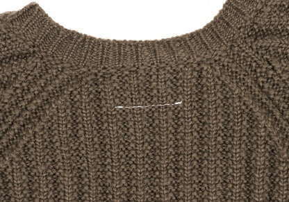 Maison Martin Margiela Wool V-Neck Sweater Brown Size S