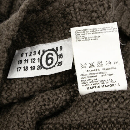 Maison Martin Margiela Wool V-Neck Sweater Brown Size S
