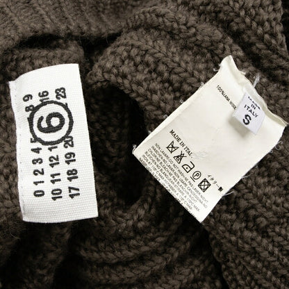 Maison Martin Margiela Wool V-Neck Sweater Brown Size S