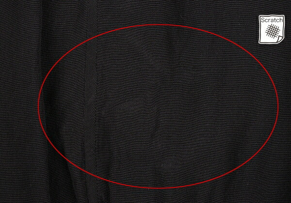 BALENCIAGA Silk Pocket Design High Neck Blouse Black Size 36