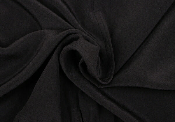 BALENCIAGA Silk Pocket Design High Neck Blouse Black Size 36