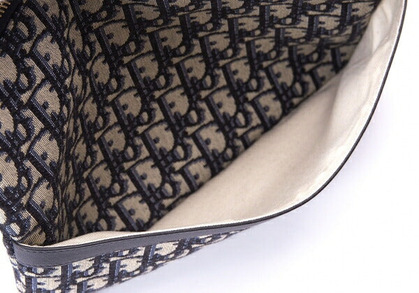 Christian Dior Trotter Canvas Bag Navy