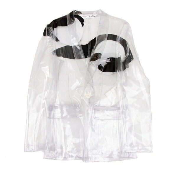 COMME des GARCONSNOIR Print PVC Jacket Clear Size M