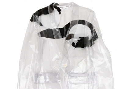 COMME des GARCONSNOIR Print PVC Jacket Clear Size M