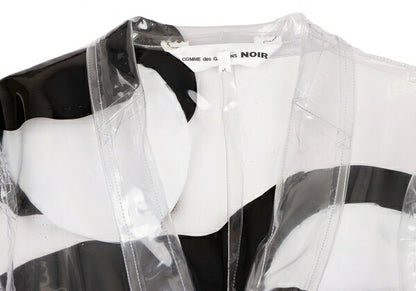 COMME des GARCONSNOIR Print PVC Jacket Clear Size M
