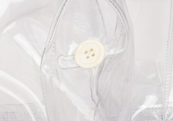 COMME des GARCONSNOIR Print PVC Jacket Clear Size M