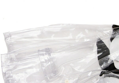 COMME des GARCONSNOIR Print PVC Jacket Clear Size M