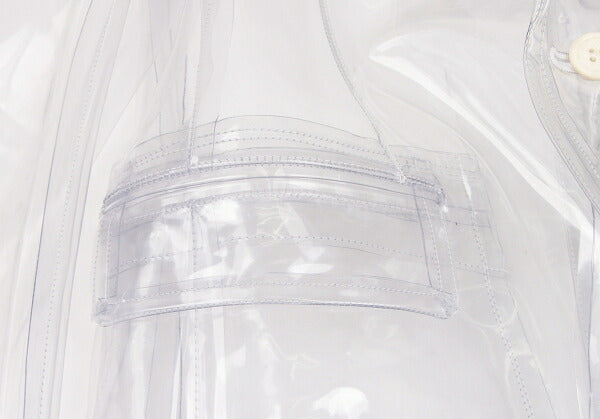 COMME des GARCONSNOIR Print PVC Jacket Clear Size M
