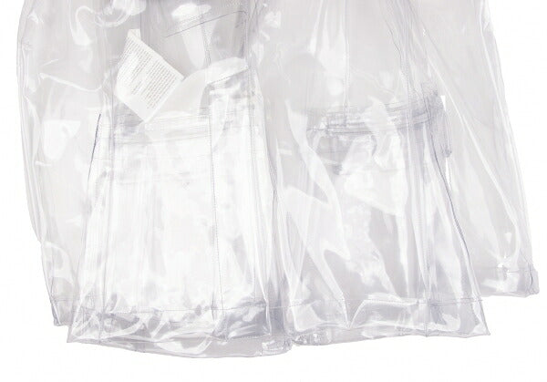 COMME des GARCONSNOIR Print PVC Jacket Clear Size M
