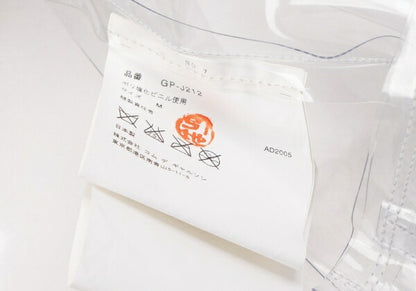 COMME des GARCONSNOIR Print PVC Jacket Clear Size M