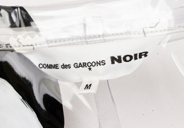 COMME des GARCONSNOIR Print PVC Jacket Clear Size M