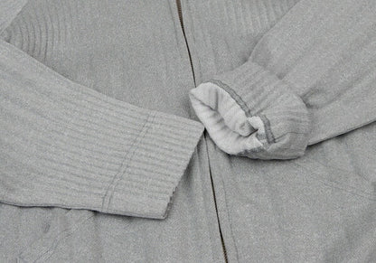 PLEATS PLEASE Soft Pleats Zip-Up Hoodie Gray Size 3