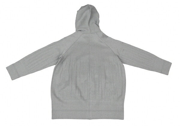 PLEATS PLEASE Soft Pleats Zip-Up Hoodie Gray Size 3