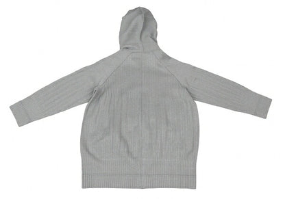 PLEATS PLEASE Soft Pleats Zip-Up Hoodie Gray Size 3