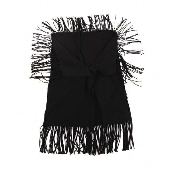 ISSEY MIYAKE FETE A-POC INSIDE Fringe Top Black Size 2