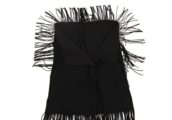 ISSEY MIYAKE FETE A-POC INSIDE Fringe Top Black Size 2