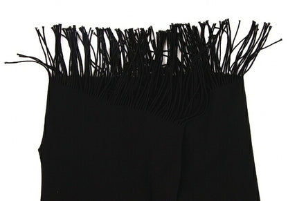 ISSEY MIYAKE FETE A-POC INSIDE Fringe Top Black Size 2