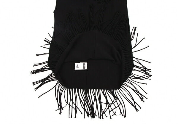 ISSEY MIYAKE FETE A-POC INSIDE Fringe Top Black Size 2