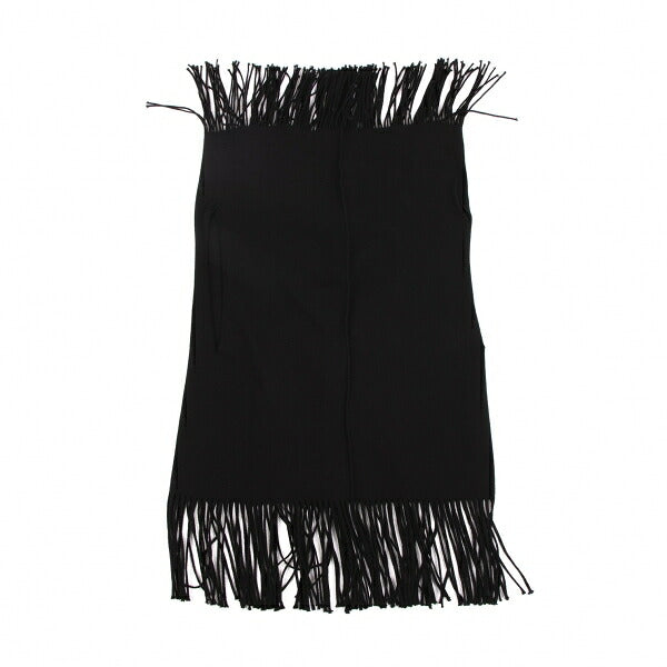 ISSEY MIYAKE FETE A-POC INSIDE Fringe Top Black Size 2