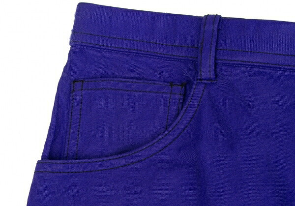 ISSEY MIYAKE Garment Dyed Stretch Nylon Skirt Blue Size M