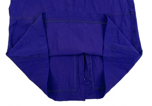 ISSEY MIYAKE Garment Dyed Stretch Nylon Skirt Blue Size M