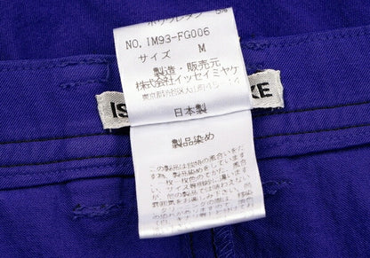ISSEY MIYAKE Garment Dyed Stretch Nylon Skirt Blue Size M