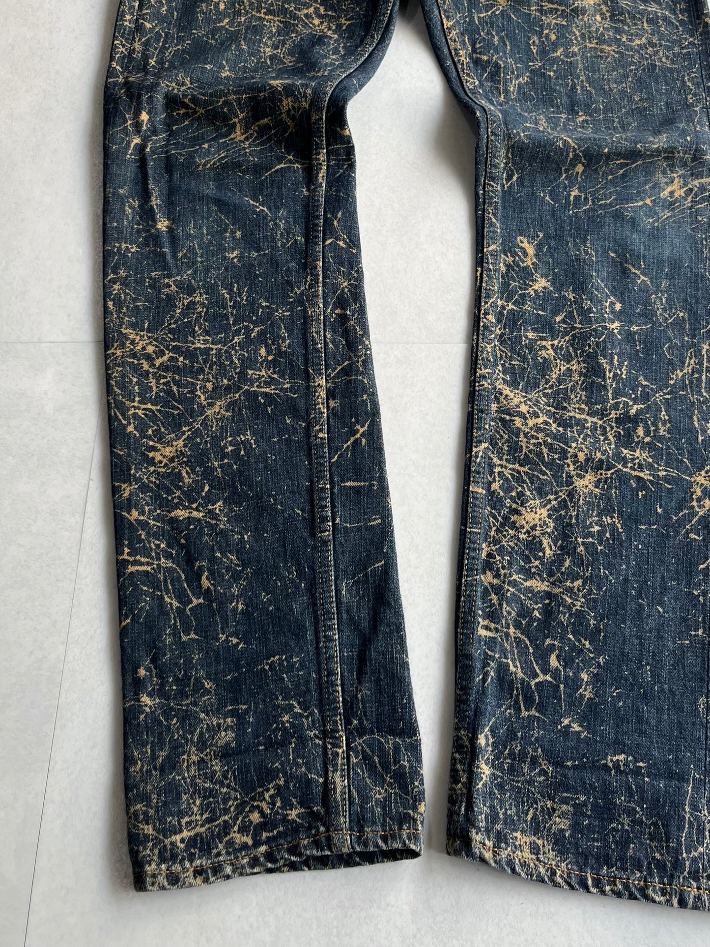 Swagger Damaged Blue Denim Pants Size 30