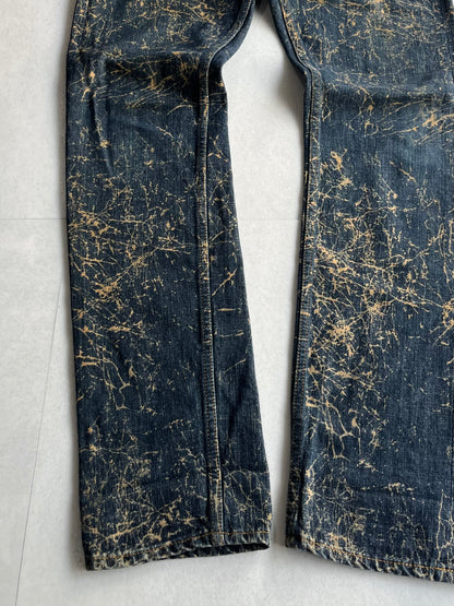 Swagger Damaged Blue Denim Pants Size 30