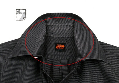 Jean Paul GAULTIER Slanted Pinstripe Shirt Charcoal Size 50