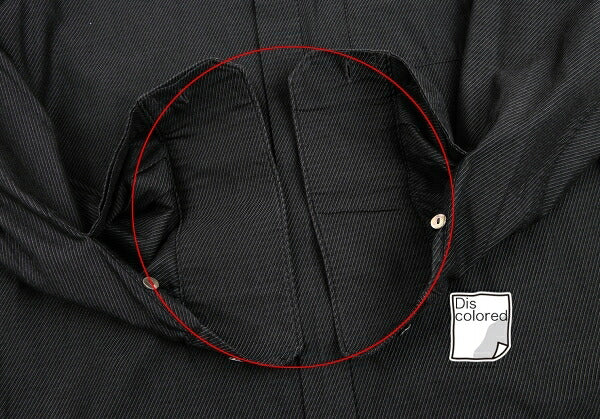 Jean Paul GAULTIER Slanted Pinstripe Shirt Charcoal Size 50