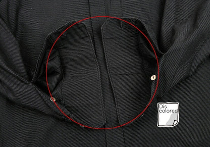Jean Paul GAULTIER Slanted Pinstripe Shirt Charcoal Size 50