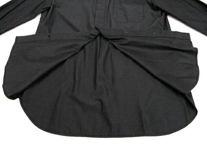 Jean Paul GAULTIER Slanted Pinstripe Shirt Charcoal Size 50