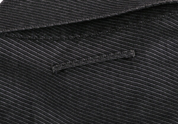 Jean Paul GAULTIER Slanted Pinstripe Shirt Charcoal Size 50