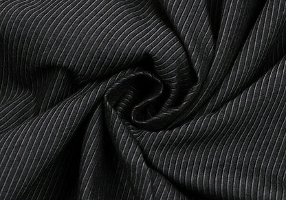 Jean Paul GAULTIER Slanted Pinstripe Shirt Charcoal Size 50