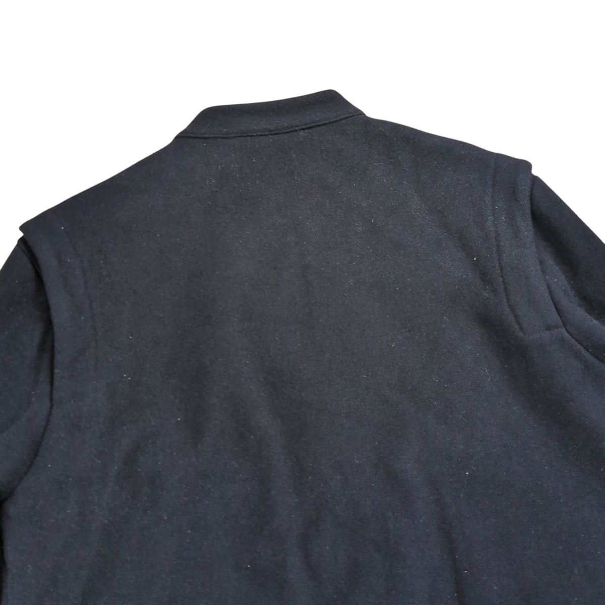 Maison Margiela Dark Navy Wool Full Zip Jacket Size 44