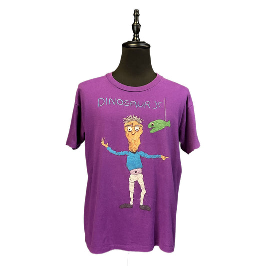 Dinosaur Jr. 90s Vintage "Hand It Over" Purple Size L