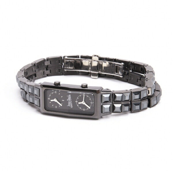 Jean Paul GAULTIER Crystal Glass Decorated Black