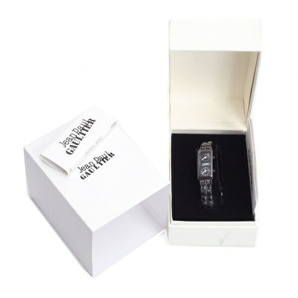 Jean Paul GAULTIER Crystal Glass Decorated Black