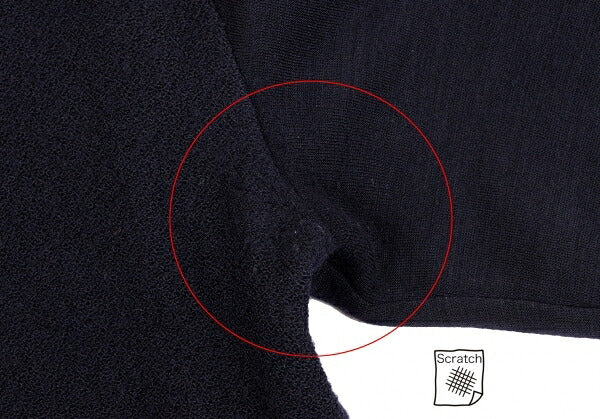 tricot COMME des GARCONS Mixed Material Sweater Navy Size M