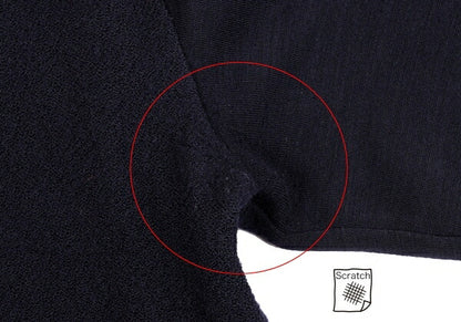 tricot COMME des GARCONS Mixed Material Sweater Navy Size M