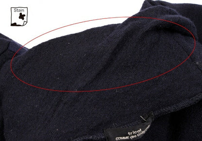 tricot COMME des GARCONS Mixed Material Sweater Navy Size M