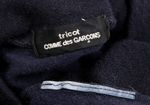 tricot COMME des GARCONS Mixed Material Sweater Navy Size M