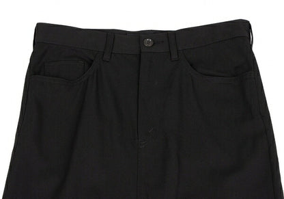 tricot COMME des GARCONS Wool Gabardine Skirt Black Size M