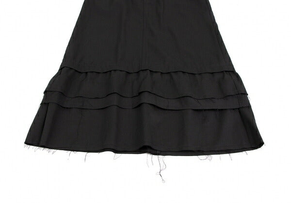 tricot COMME des GARCONS Wool Gabardine Skirt Black Size M