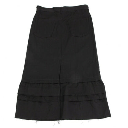 tricot COMME des GARCONS Wool Gabardine Skirt Black Size M